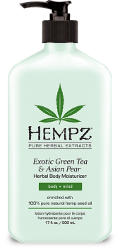 Увлажняющий лосьон HEMPZ зеленый чай + груша 500 мл - Beauty Business - Выбор профессионалов!