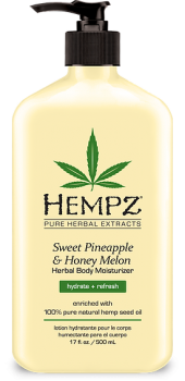 Увлажняющий лосьон HEMPZ ананас+дыня 500 мл - Beauty Business - Выбор профессионалов!