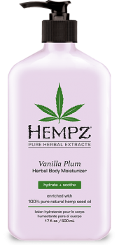 Увлажняющий лосьон HEMPZ Ваниль и слива 500 мл - Beauty Business - Выбор профессионалов!