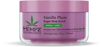 Скраб  HEMPZ  Ваниль и слива 176 мл  - Beauty Business - Выбор профессионалов!
