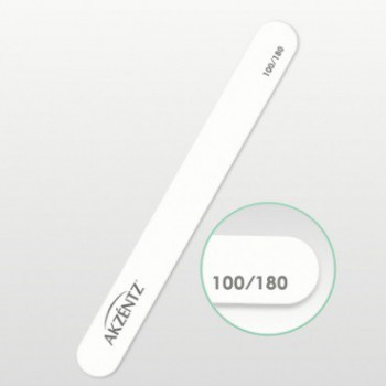 Пилка Akzentz  прямая 100/180 - Beauty Business - Выбор профессионалов!