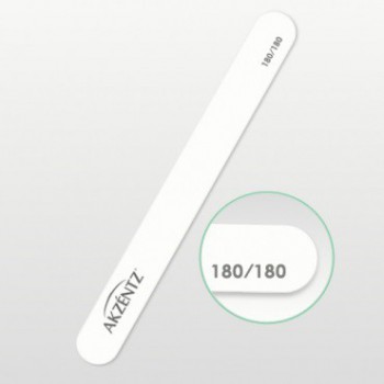 Пилка Akzentz  прямая тонкая 240/240 - Beauty Business - Выбор профессионалов!